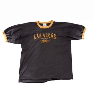 Aloré Black and Gold Las Vegas Tee